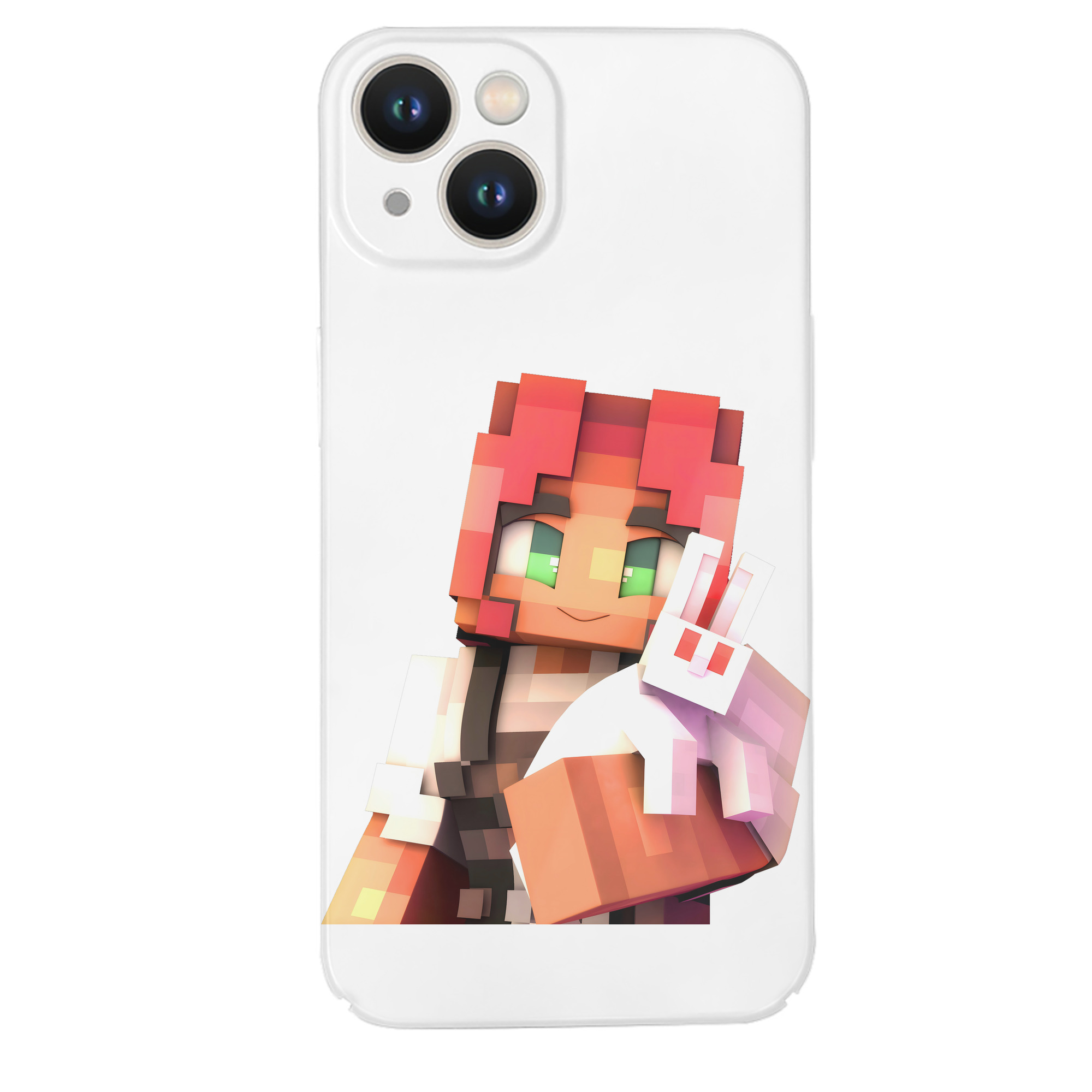 （画像用） マインクラフト ブロックの世界 Minecraft MC Block world 【iPhone 14シリーズ対応】ハードケース